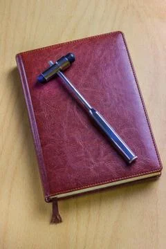 A neurologist's notebook on the table Stock Photos