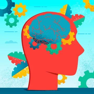 Neurology character concept 2 Stock Illustration