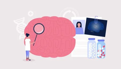 Neurology concept Stock Illustration