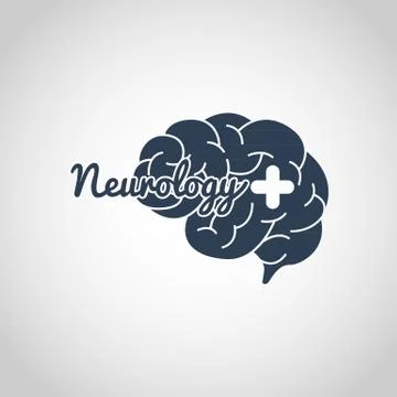 Neurology logo vector icon template Stock Illustration
