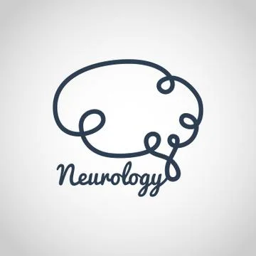 Neurology logo vector icon template Stock Illustration