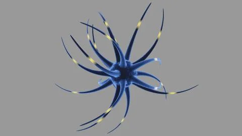 Neuron abstract background Stock Illustration