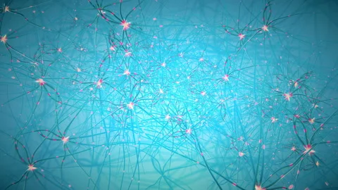 Neuron Background Loop Stock Footage 90861844