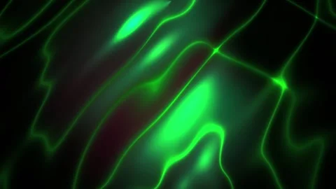Neuron Cell Green Fluorescent Microscopy. Stock Footage 340039655
