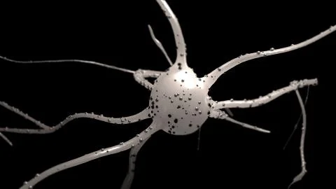 Neuron cell Иллюстрация