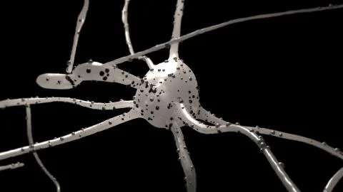 Neuron cell Иллюстрация