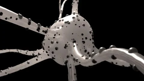 Neuron cell Illustrazione stock