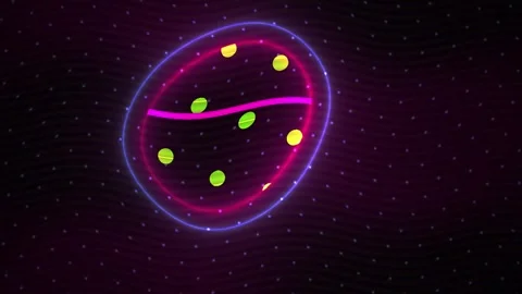 Neuron cell under microscope. Stock Footage 336254136