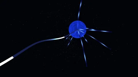 Neuron Electric Pulse Shader 4K Stock Footage 338383702