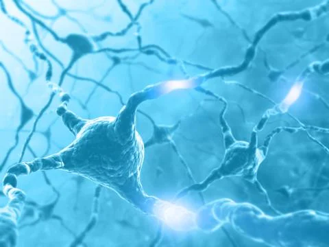 Neuron Energy Illustrazione stock