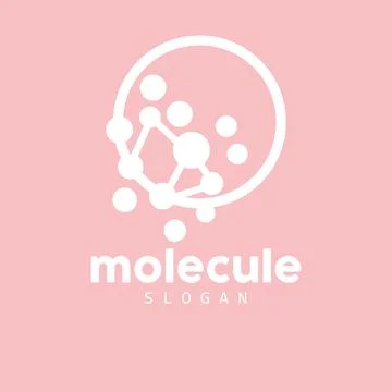 Neuron Logo, Molecule Logo Design, Vector AND, Template Illustration Stock Illustration