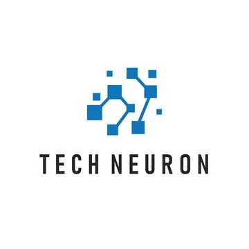 Neuron Logo, Neuron Nerve or Seaweed Vector Abstract Molecule Design, Templ.. Stock Illustration
