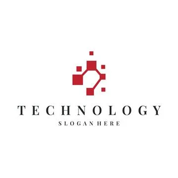 Neuron Logo, Neuron Nerve or Seaweed Vector Abstract Molecule Design, Templ.. Illustrazione stock