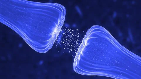 Neuronal and Synapse Activity animation Illustration