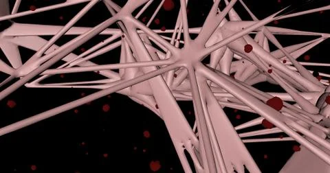 Neuronal networking. Stock Illustration