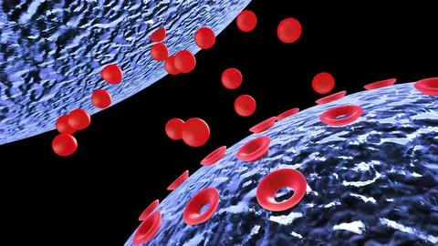 Neuronas and Synapse 3D rende Stock Illustration