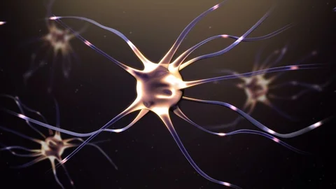 Neurons Background 動画素材 122345631