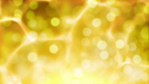 Neurons in Brain - Gold Electrical Activity Vidéo 70641153