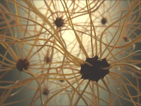 Neurons Concept Stock Illustration