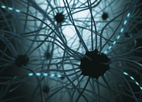 Neurons Concept Stock Illustration