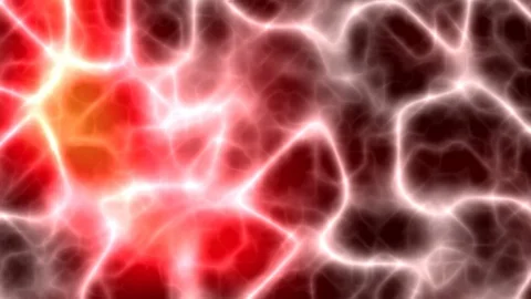 Neurons forming a neural network red Видео 113732794
