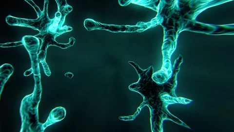 Neurons passing 库存影片 103803313