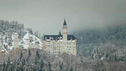 Neuschwanstein Castle Stock Footage 93995083