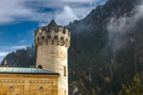 Neuschwanstein castle 스톡 사진