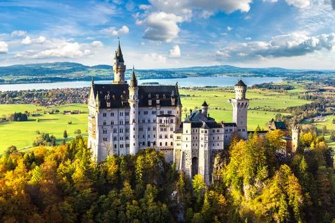 Neuschwanstein castle Foto stock
