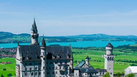 Neuschwanstein Castle - Timalapse Stock Footage 77627063
