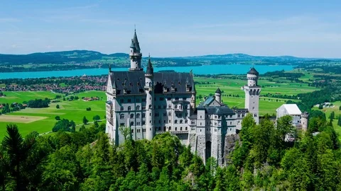 Neuschwanstein Castle - Timalapse Stock Footage 77627129