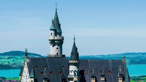 Neuschwanstein Castle - Timalapse Stock Footage 77630431