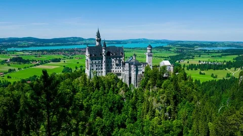 Neuschwanstein Castle - Timalapse Stock Footage 77631256