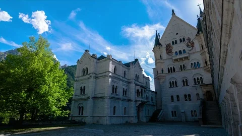 Neuschwanstein Castle - Timalapse Stock Footage 77631287