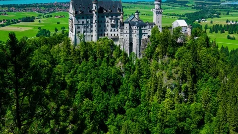 Neuschwanstein Castle - Timalapse Stock Footage 77631292