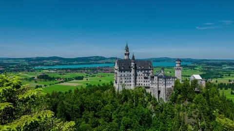 Neuschwanstein Castle - Timalapse Stock Footage 77632132