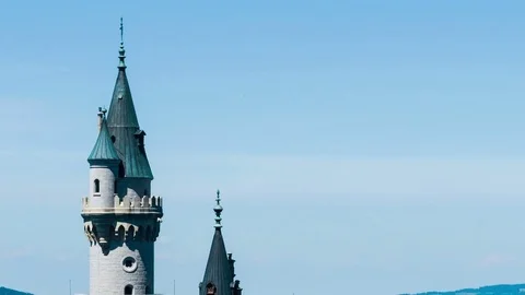 Neuschwanstein Castle - Timalapse Stock Footage 77642320