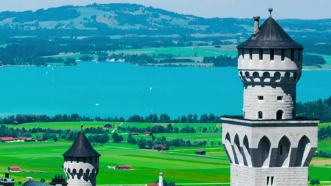 Neuschwanstein Castle - Timalapse Stock Footage 77642525