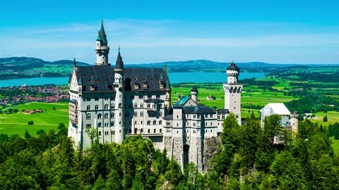 Neuschwanstein Castle - Timalapse Stock Footage 77645840