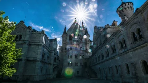 Neuschwanstein Castle - Timalapse Stock Footage 77647083
