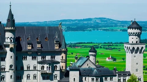 Neuschwanstein Castle - Timalapse Stock Footage 77653832