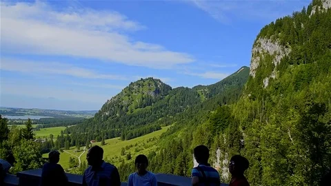 Neuschwanstein Castle - Timalapse Stock Footage 77691754