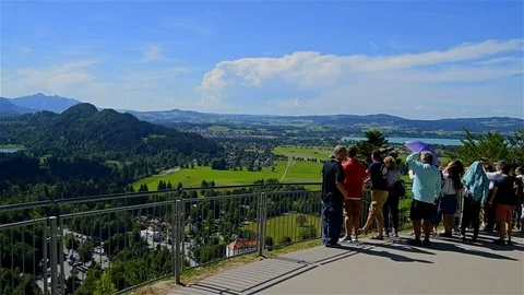 Neuschwanstein Castle - Timalapse Stock Footage 77692449