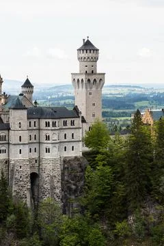 Neuschwanstein on the Edge Stock Photos