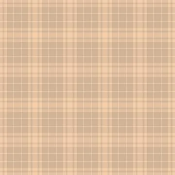 Neutral background vector fabric, brazil check seamless textile. Fit tartan.. Stock Illustration