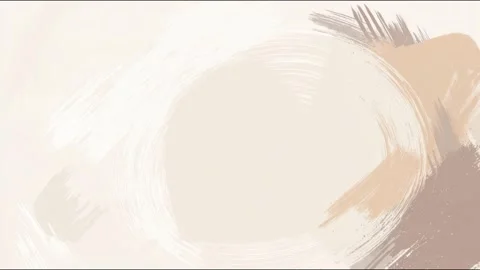 Neutral beige abstract brush stroke full screen backdrop seamless loop hand.. 库存影片 339791683