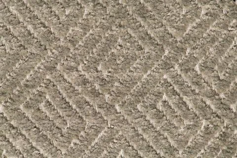 Neutral Beige Geometric Patterned Carpet Texture Background Stock Photos