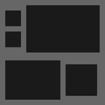 Neutral Block Layout Stock Illustration