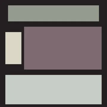 Neutral Block Layout Stock Illustration