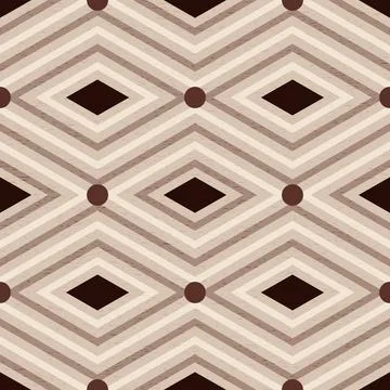 Neutral brown Modern geometry, abstract geometric contemporary pattern with m 스톡 일러스트